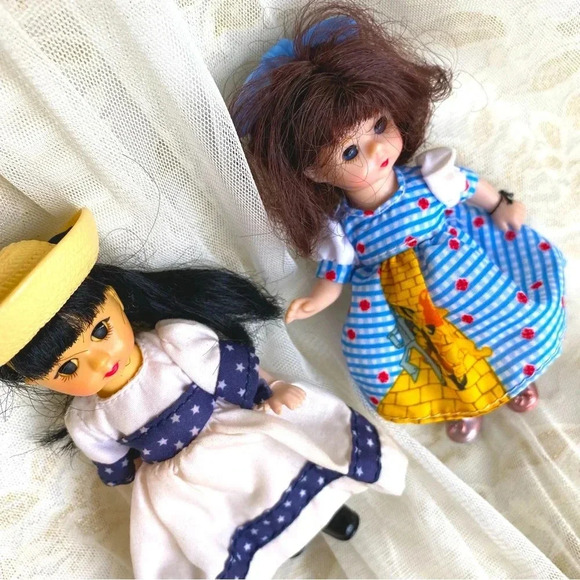 Vintage Madame Alexander Dolls Set of 2 cute dolls 5" - Picture 1 of 7